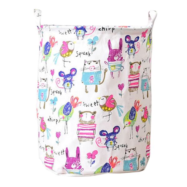 

with handle storage basket laundry hamper sundries collapsible holder nursery