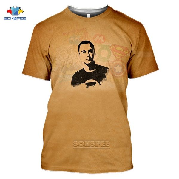 

sheldon cooper penny the big bang theory homme cooper logo 3d print shirts horror oversized plus size men clothing