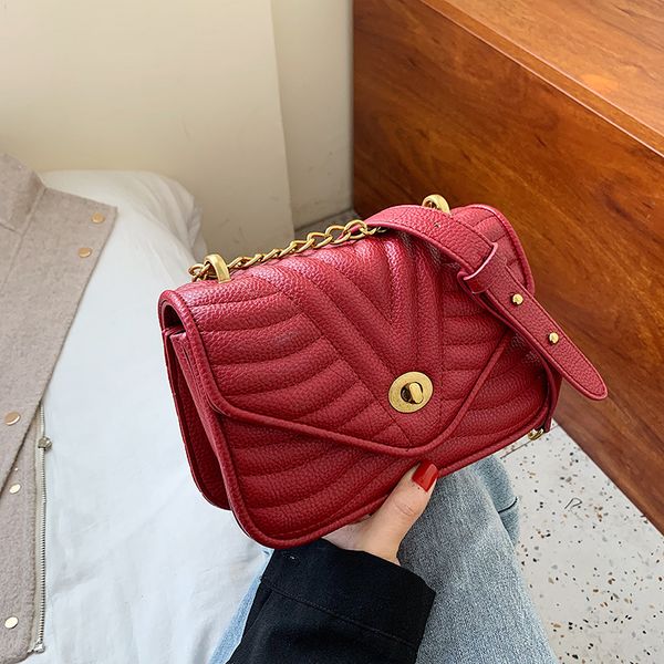 

mini bag women's 2020 popular new style messenger bag fashion chain square sling