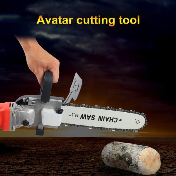 

drillpro upgrade electric saw parts 11.5 inch m10/m14/m16 chainsaw bracket changed 100 125 150 angle grinder into chain saw