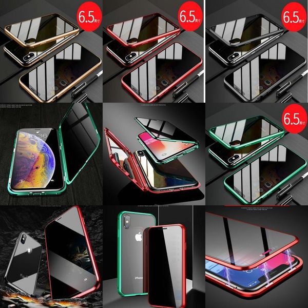 

tempered pro 11pro 360 12 antispy magnetic 11 iphone 6 8 plus magnet xs x cover 6s xr 7 metal glass max for privacy case protective ezcel