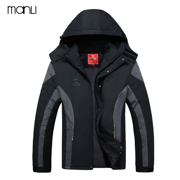

men & women winter inner fleece waterproof jacket outdoor sport warm brand coat hiking camping trekking skiing male rain jackets, Blue;black
