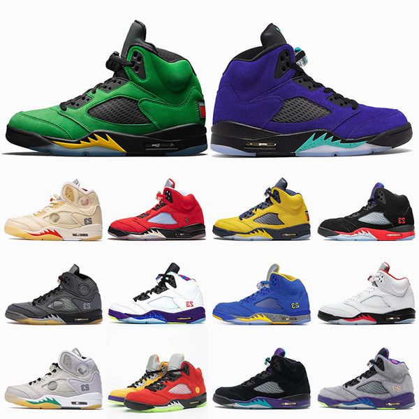 

2021 se oregon ducks jumpman 5 alternate grape 5s mens basketball shoes sail what the women fire red anthracite sneakers mens trainers