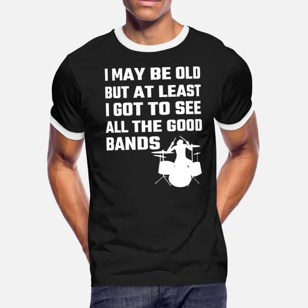 

группа i may be старый но по крайней мере я должен увидеть al t shirt men designing 100% хлопок s-xxxl нормальная фитнес новая мода лето сти
