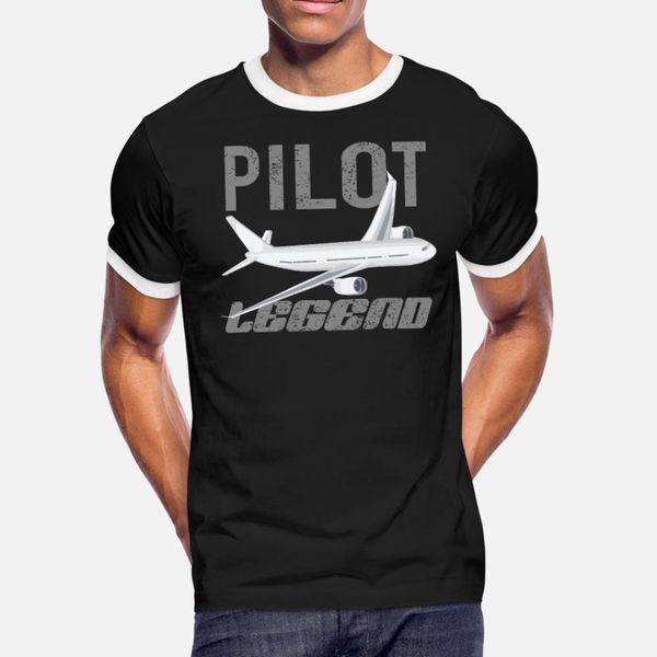 

pilot legend aviation airplane aviator gift t shirt men character cotton s-xxxl vintage famous comical spring letters shirt
