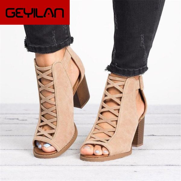

mhysa 2020 summer new fashion ladies high heel sandals fish mouth open toe high heel sandals romanesque women's shoes t181, Black