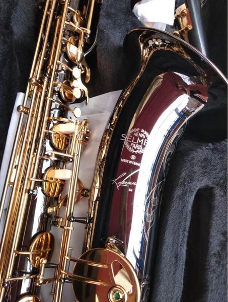 Nichel nero con chiavi dorate A basso, strumenti musicali per sax barese Sassofono baritono professionale, spedizione UPS