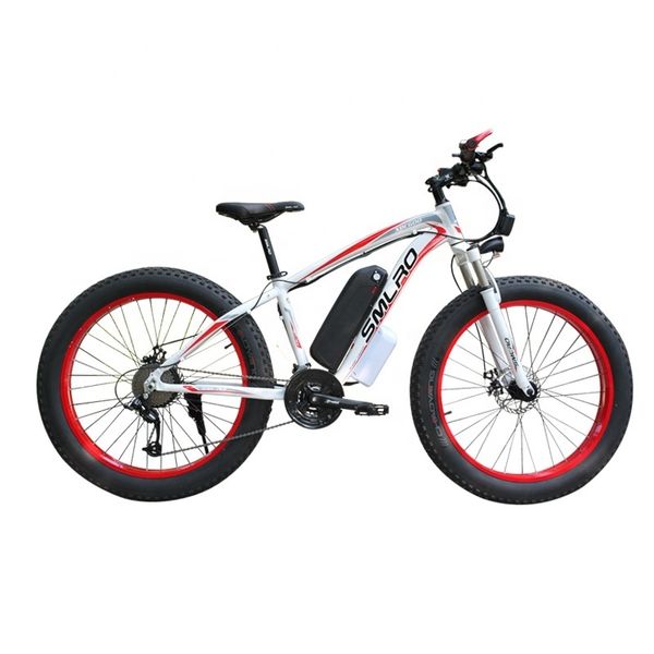 

xdc600 new model 26 inch fat tire electric bike/350w/500w/800w/1000w/ electric bicycle for adult, Silver;blue