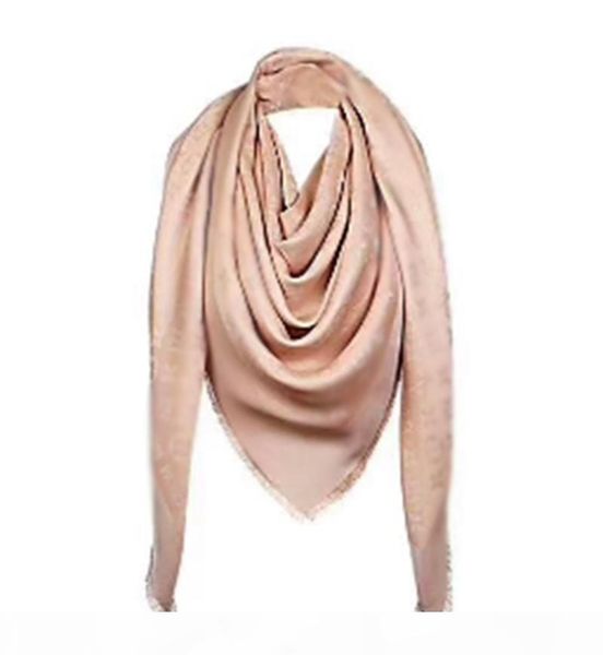 

brand new scarf for women luxury letter pattern silk wool cashmere gold thread designer thick scarfs warm scarves size 140x140cm quality, Blue;gray