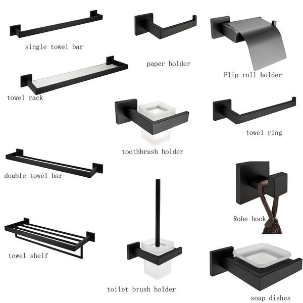 

матовый крюк полотенце кольцо sus набор полотенец оборудование набор держатель аксессуары бумага ванной полотенце бар сталь 304 нержавеющая