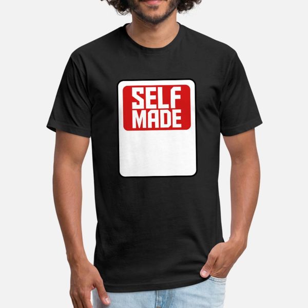 

shield logo rich self made man millionaire earn mo t shirt men designing short sleeve s-xxxl outfit crazy building family shirt