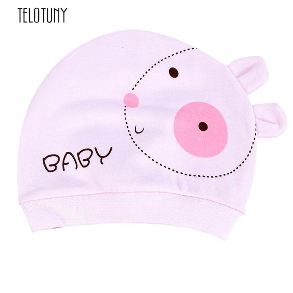 

pig pink kids toddler baby boys girls sleep hat cap cute soft warm de28, Yellow