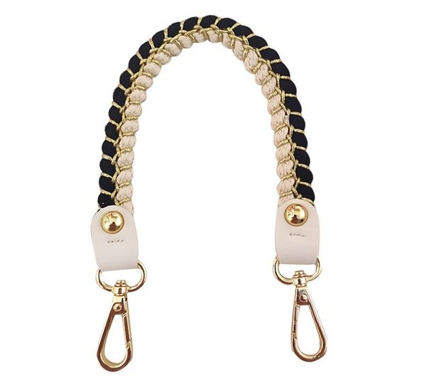 

35cm belt bag strap for women handle handbag bag accessories obags women's rainbow messenger shoulder cross body diy bag parts making, Black