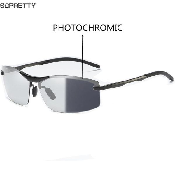 

new polarized discoloration sunglasses ,pchromic men's sun glasses ,night vision driving glasses ,all weather eyewear hsa557, White;black