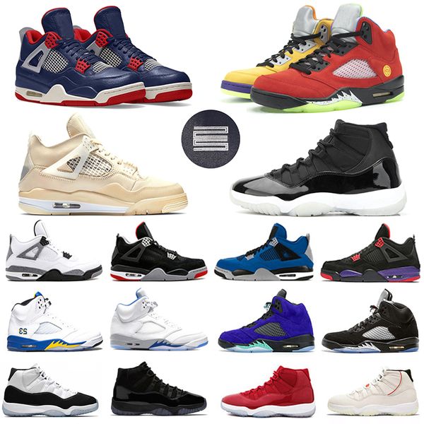 

25th anniversary 11 mens basketball shoes bred 4s concord 11s 5s what the 5 sail 4 3 men trainers outdoor sports sneakers