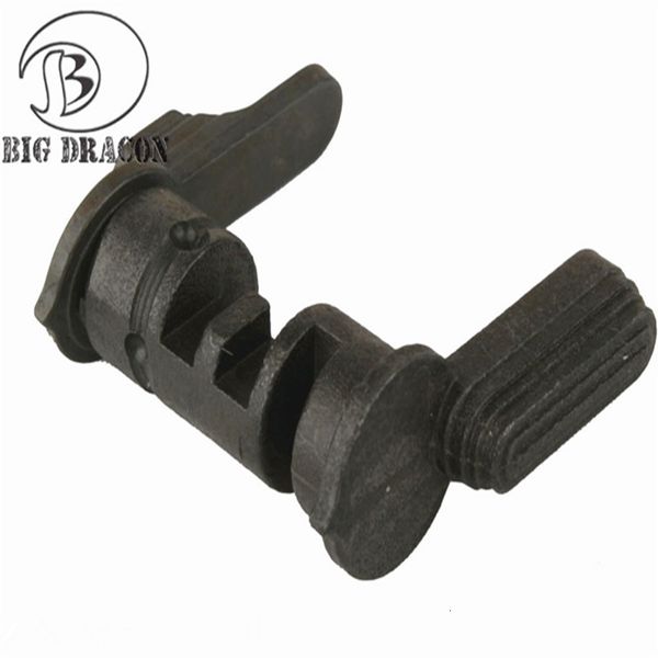 

tactical .223/5.56 ambidextrous safety selector ambi replaces mil-spec 8620 steel for gbb m4 accessories hunting party, Silver