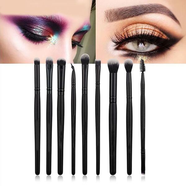 

9pcs/set professional eye shadow brush makeup brushes set for foundation powder blush lip eyebrow eye shadow cosmetic tool