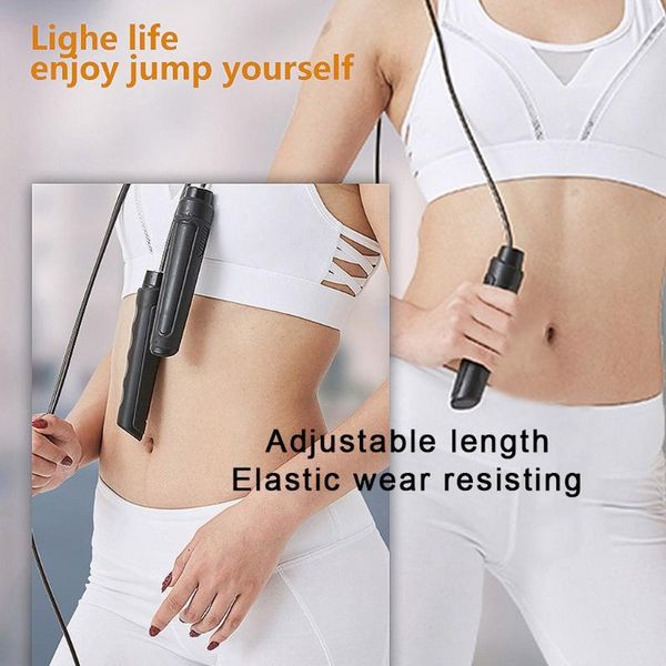 

adjustable jump rope skipping child jump rope adjustable sports lose weight exercise gym crossfit fitness equipment #c