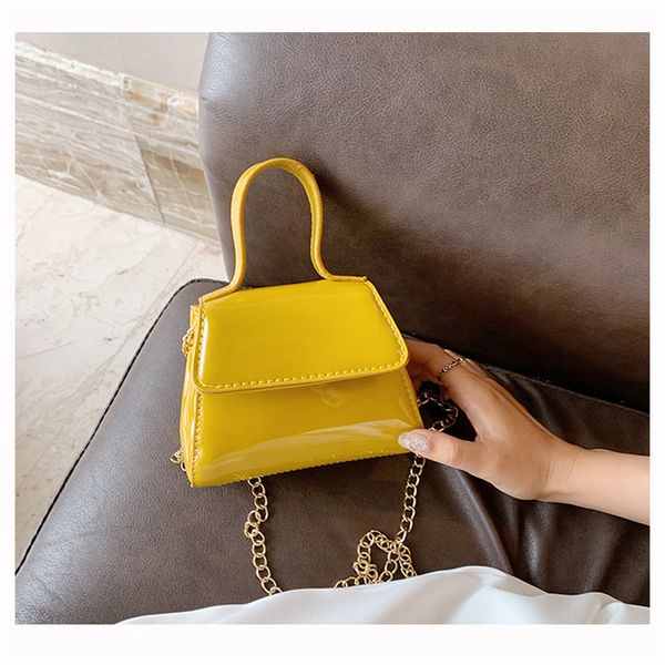 

mini patent leather handbags women designer chain crossbody bags sac a main femme ladies hand bag female shoulder bag
