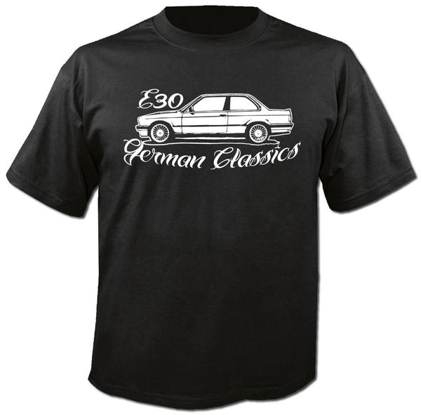 

2019 new summer fashion t-shirt e30 german classics car 3er cotton tee shirt