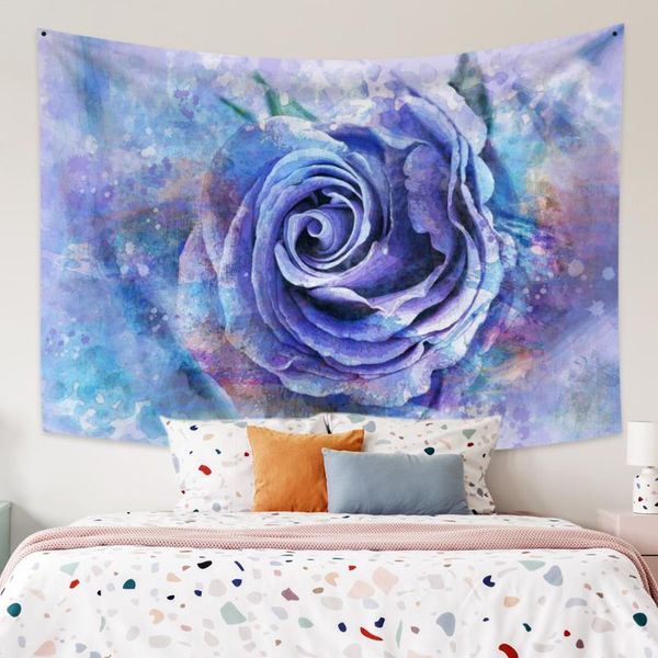 

cassisy tapestry watercolour rose artwork tapestries carpet wall hanging decor wall cloth beach towel home decoration