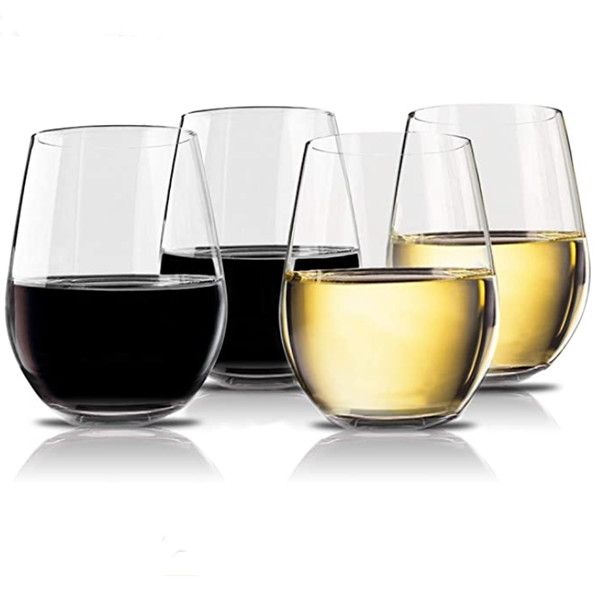 

unbreakable footless glass 100% tritan heavy-duty base | shatter-resistant plastic glass | ideal for wine, cocktails, scotch, very suitable