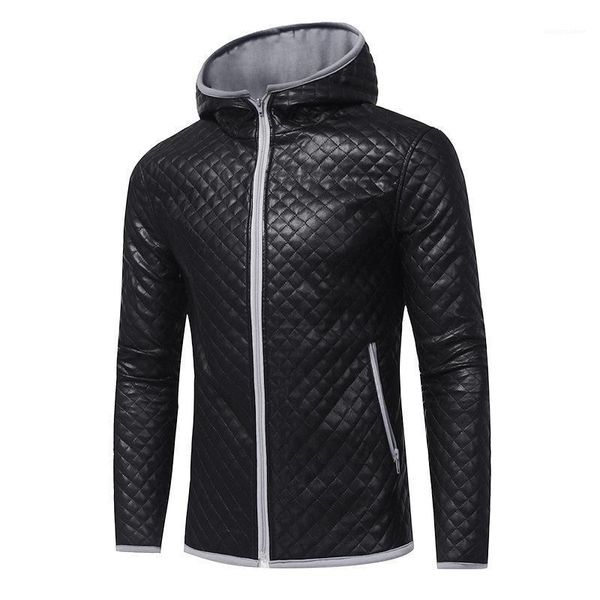 

теплый тонкий приступы куртка пледы дизайн mens конструктора зимняя куртка hommes мужской цвета contrast с капюшоном, Black;brown