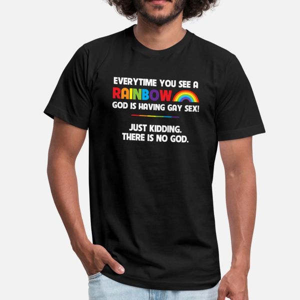 

everytime you see a rainbow lgbt t shirt men design tee shirt plus size 3xl natural fit authentic summer family shirt