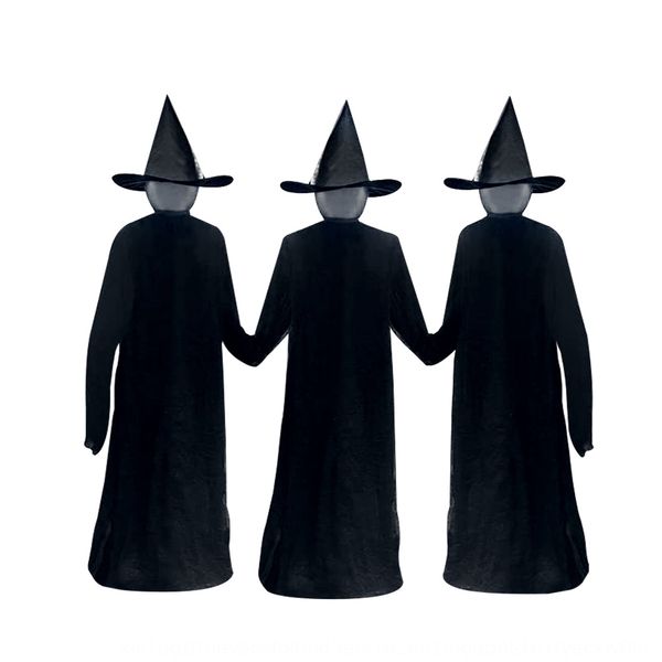 

halloween decoration voice control induction lighting sound 3 people h in hand witch haunted house layout audio and props props krzvv
