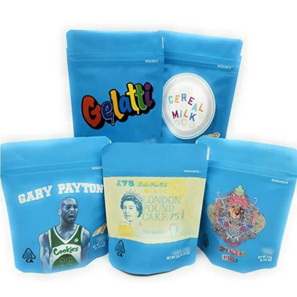 

cookies gelatti mylar mylarbag mylar smell bags 3.5g proof bags dhl 5styles bags packaging yzxcn powerstore2012