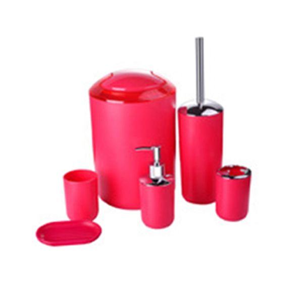 

6шт подставка для зубных щеток мыла аксессуары для ванной комнаты набор waste bin