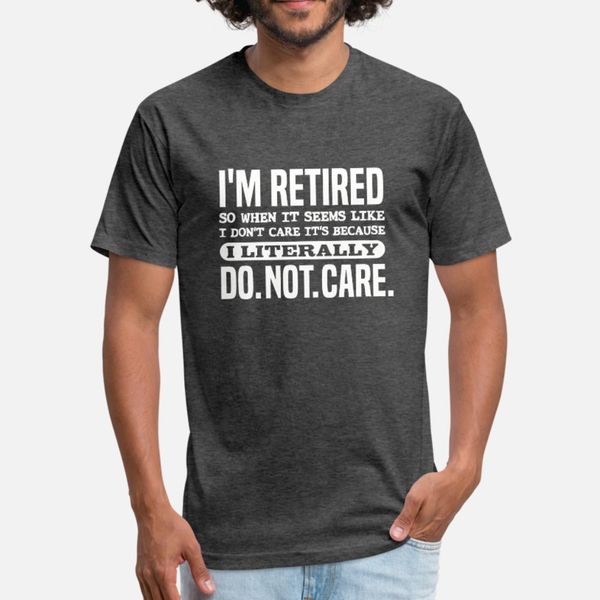 

выход на пенсию пенсионер буквально не забочусь funn t shirt мужчины печать с коротким рукавом размер s-3xl прохладный интересное юмор лето
