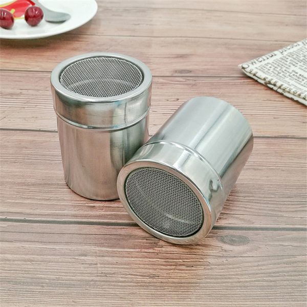 

stainless steel kitchen seasoning tank household cruet storage bottle outdoor barbecue pepper pot baking tools home kitchen tool