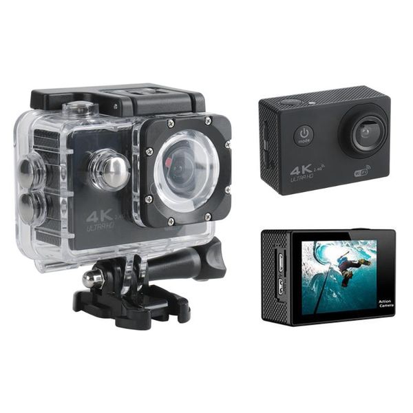 

оригинальная камера h9 действия ультра hd 4k / 30fps wifi 2,0" 170d подводные водонепроницаемой запись видео камера спорт cam
