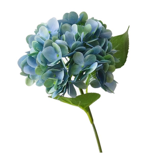 

1pc home birthday artificial hydrangea silk bouquet flower wedding decoration