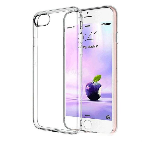 

for iphone 8 premium case slim crystal clear transparent soft tpu cover silicon case mobile phone skin shell bag