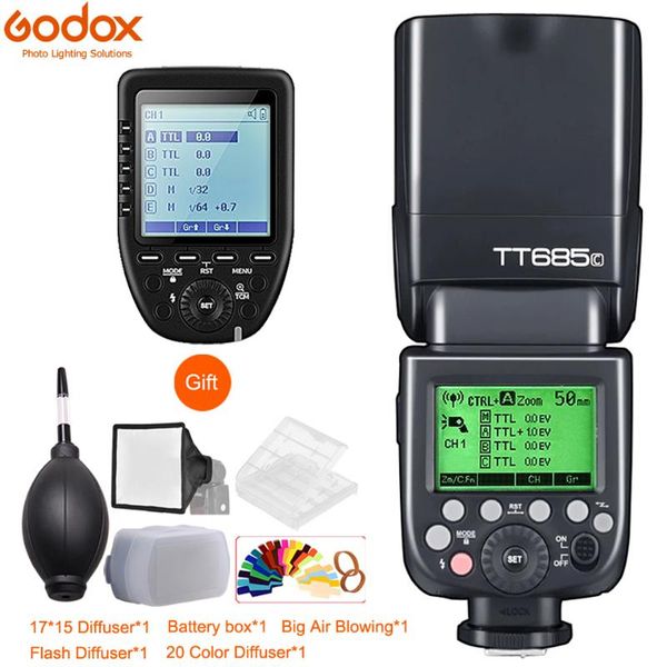 

godox685685c685n685s685f685o 1/8000sl flash speedlite with xpro trigger for fuji