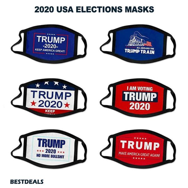 

Designer 2020 Election Trump Cotton Mask Keep America Great Again Cosplay Biden Party Face Masks Anti Dust Pollution Mouth Cover FY9008