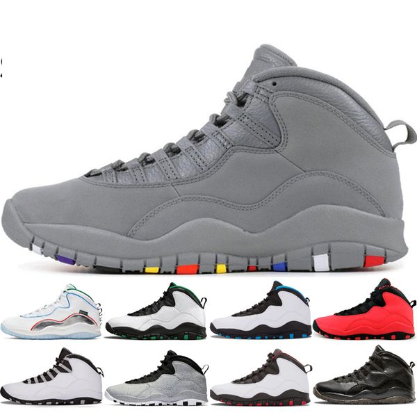 

cool grey 10s mens basketball shoes cement westbrook steel grey white black seattle cement shadow men trainers sneaker 10 sports shoes