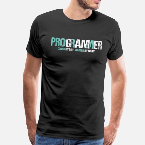 

programming decipher program computer technician t shirt men fit short sleeve s-3xl family fit casual summer natural shirt