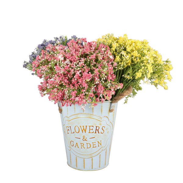 

decorative flowers & wreaths 1 bouquet 16 branch rustic artificial tuberose gypsophila fake plastic bride wedding home diy decorations manti