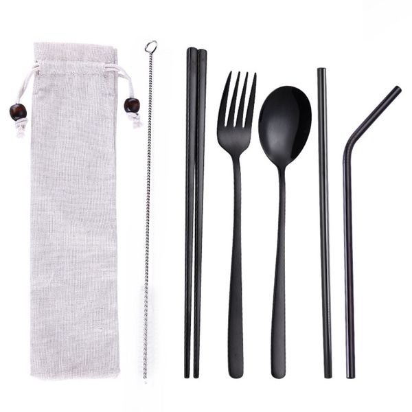 

tableware home picnic stainless steel kitchen dinnerware flatware set fork spoon