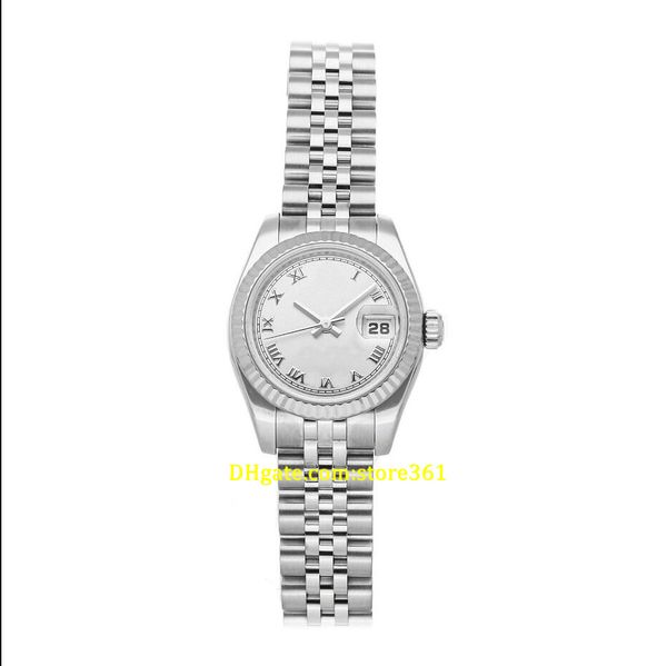 

20 style casual dress mechanical automatic wristwatches 26mm steel gold ladies jubilee bracelet watch 179174, Slivery;brown
