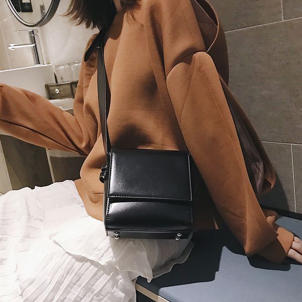 

women's bag new women's shoulder pu handbag fashion small square bag