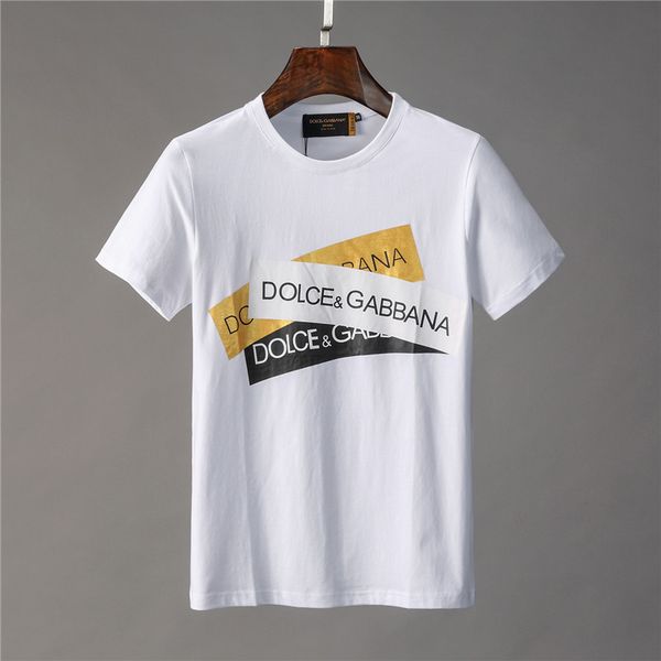 

20ss fashion men's designers t-shirts dragon letter print short sleeve crew neck t shirts street style men tee, White;black