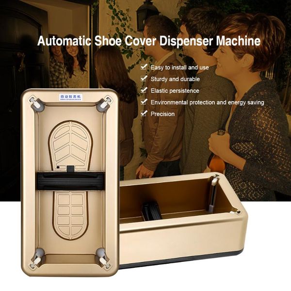 

5pcs automatic shoes covers machine dispenser anti droplet dust shoes cover orgainer box household cleaner shoe cover machines