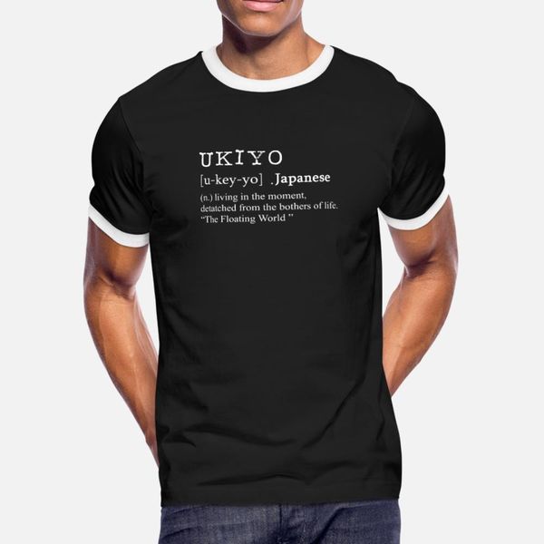 

popular ukiyo japanese definition gift design t shirt men designing tee shirt o-neck clothing fit funny summer style outfit shirt