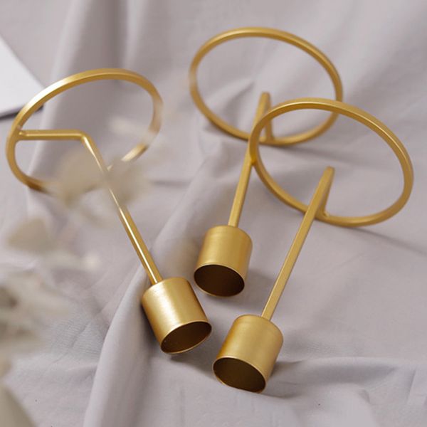 

candle holders retro iron holder candlestick stand dinner decoration light uk