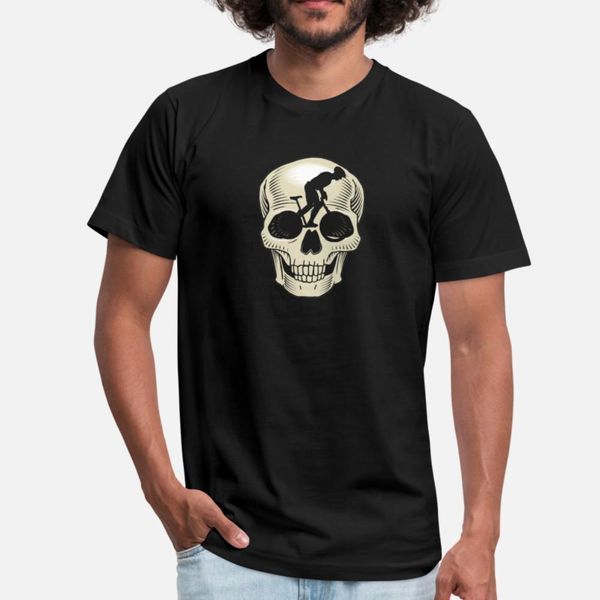 

mtb mountain skull biking bike mountain bike t shirt men designing short sleeve round collar cool graphic basic summer style unique shirt