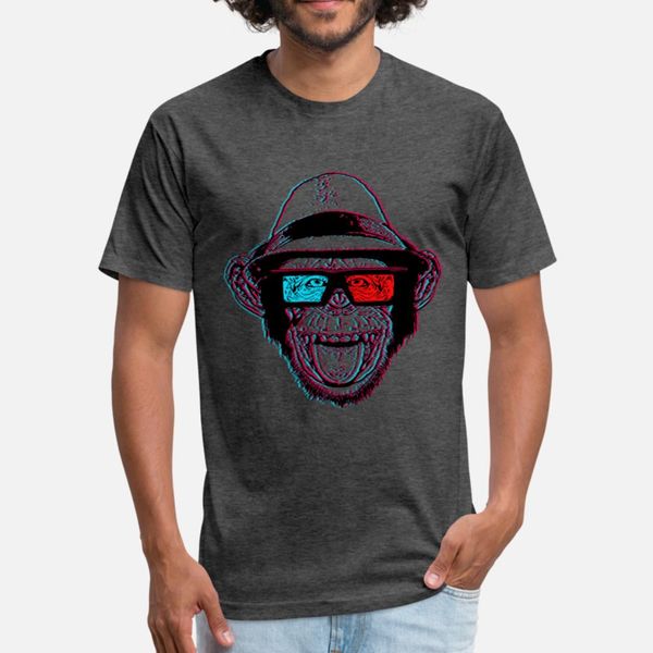 

hipster chimp aka the chimpster t shirt men designs short sleeve s-xxxl vintage gift breathable spring autumn family shirt